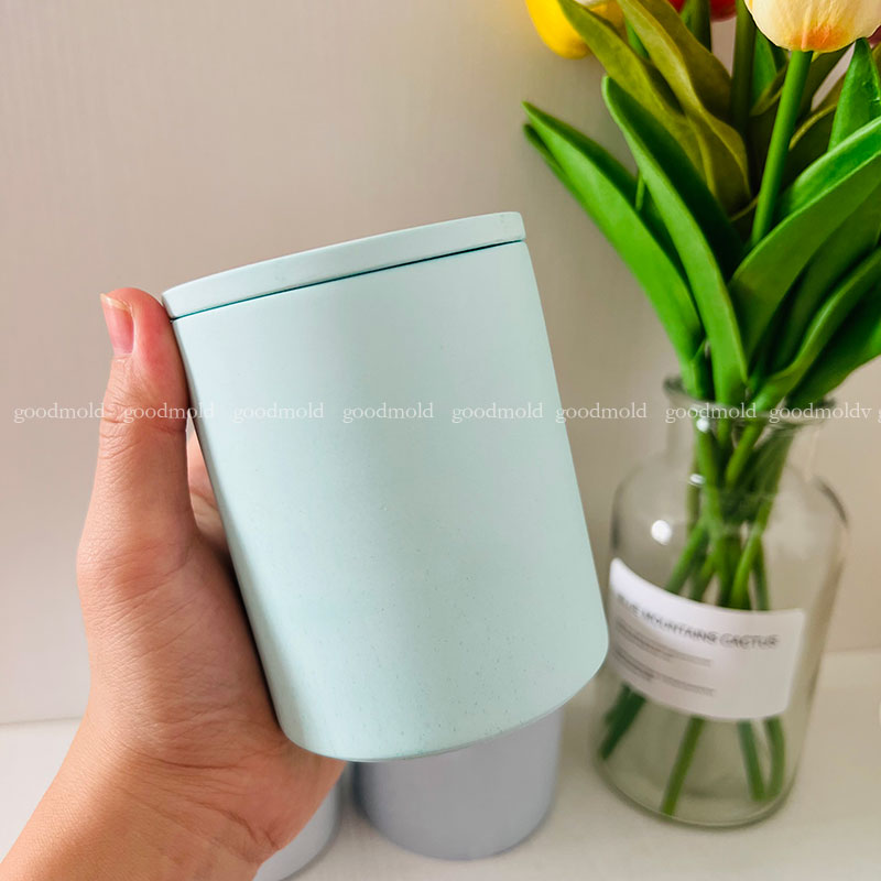 Terrazzo Pot Cement - 10Cm Bê Tông Bình Khuôn Silicon