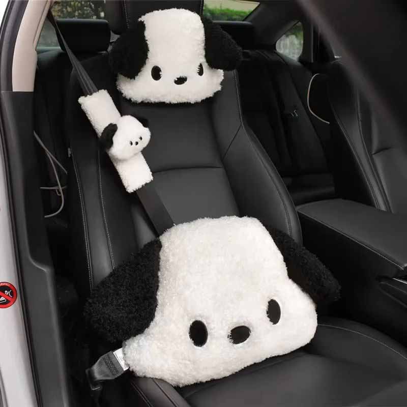 Interior Design Co - Cartoon Car Plush Lumbar Pillow Headrests