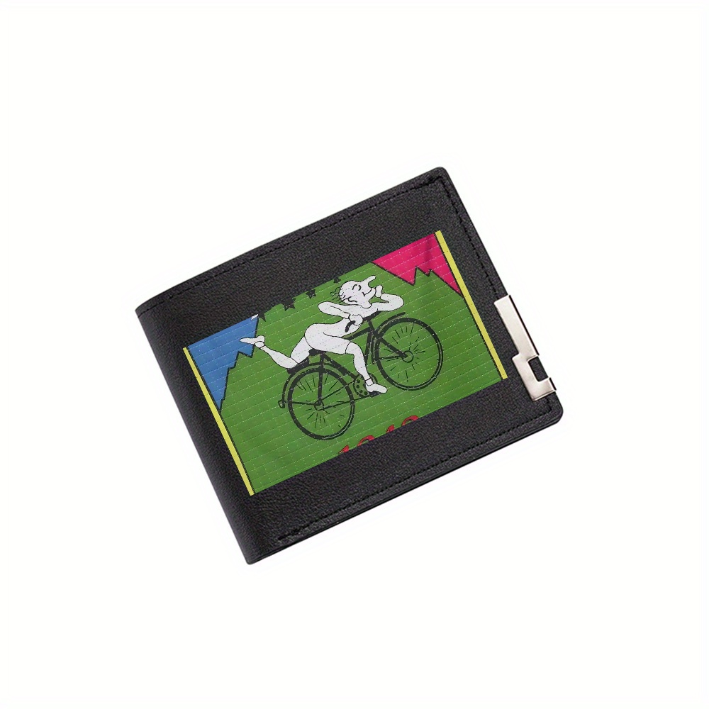 Interior Design Photo - Rider bicycle green background stars Men's