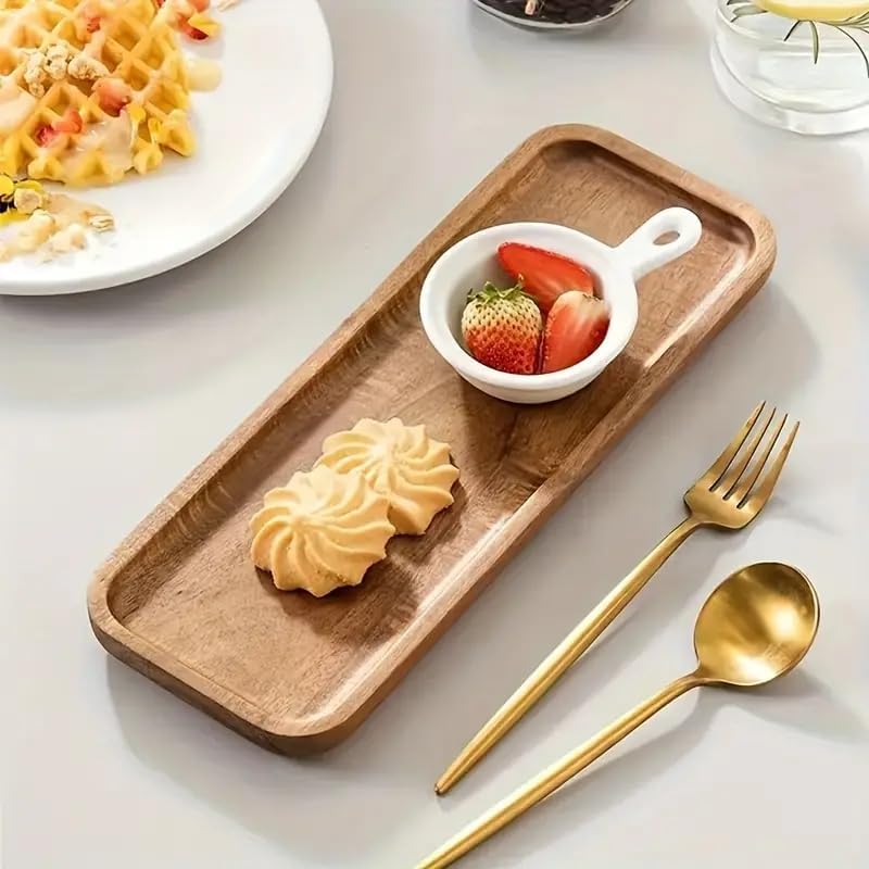 5pcs Acacia Wood Serving Tray  - đánh giá và giá Travertine Tray Oval