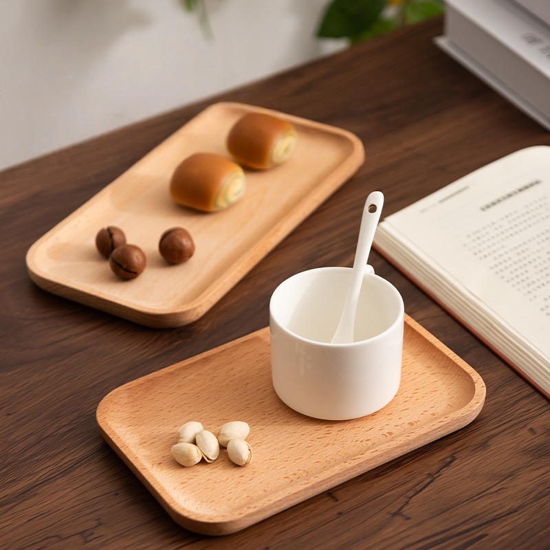 Solid Beech Wood Breakfast Tra - đánh giá và giá Travertine Tray Oval