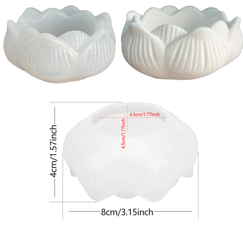 Lotus Shaped Silicone Mold for - đánh giá và giá Terrazzo Pot Cement