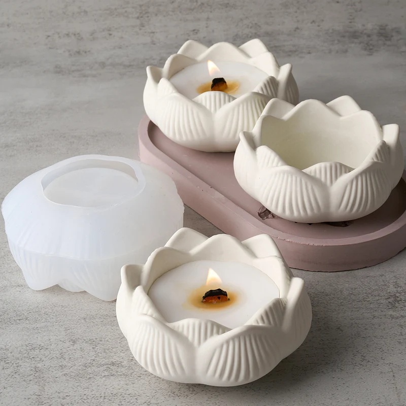 Lotus Shaped Silicone Mold for - đánh giá và giá Terrazzo Pot Cement