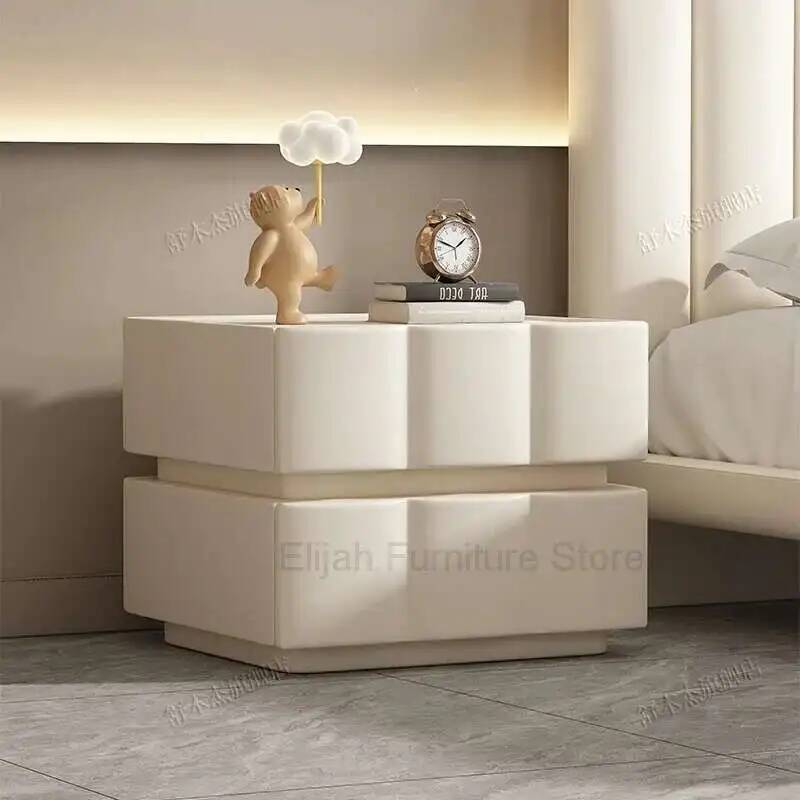 White Cabinet Storage Nightsta - đánh giá và giá Interior Design White And Wood