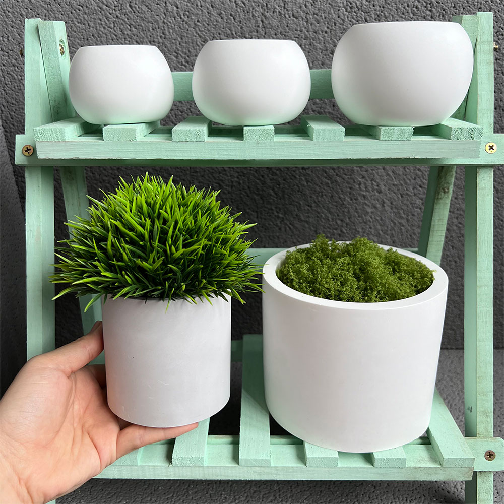 Cement Plant Pot Concrete Mold - đánh giá và giá Terrazzo Pot Cement