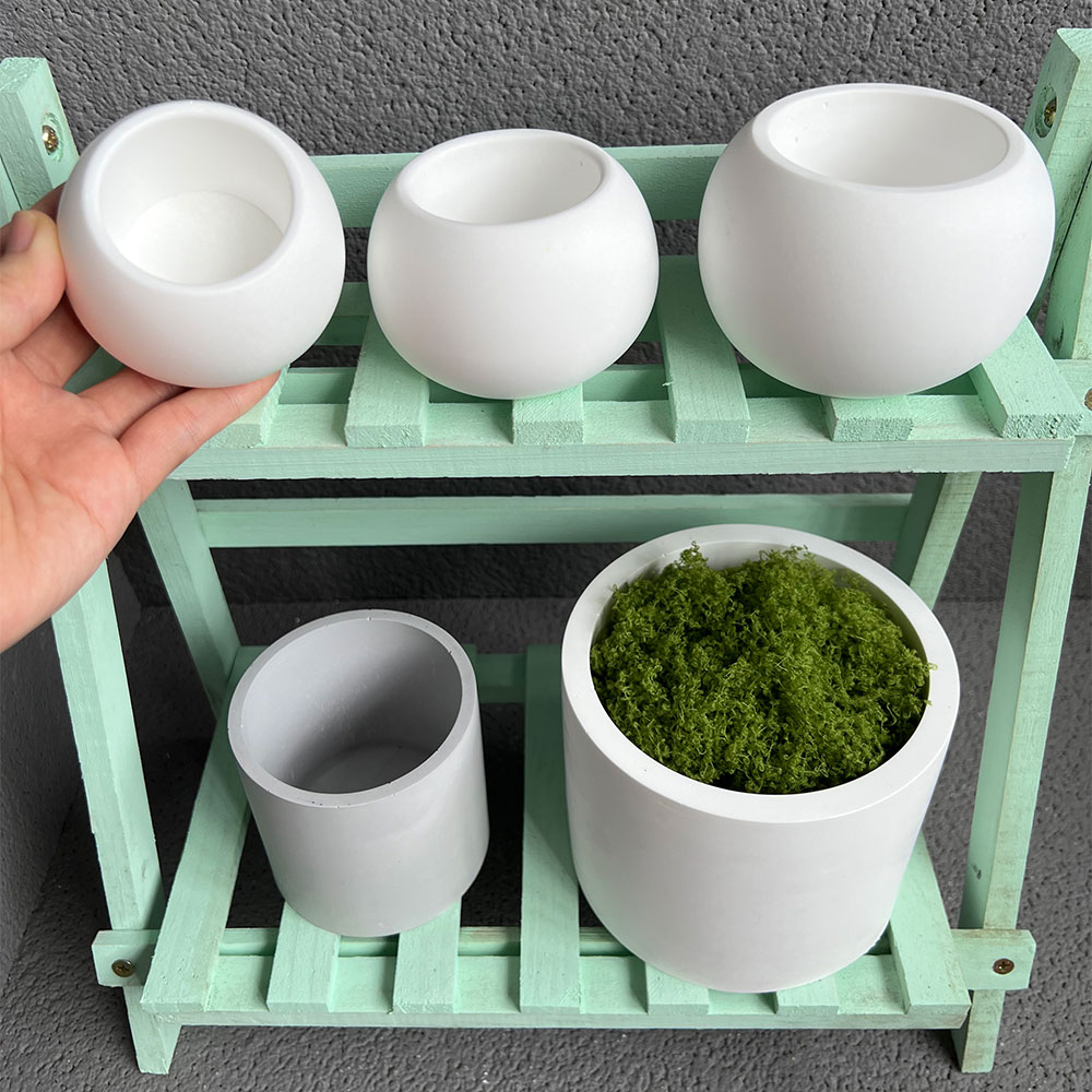 Cement Plant Pot Concrete Mold - đánh giá và giá Terrazzo Pot Cement