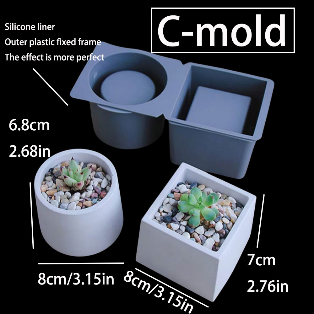 Cement Plant Pot Concrete Mold - đánh giá và giá Terrazzo Pot Cement