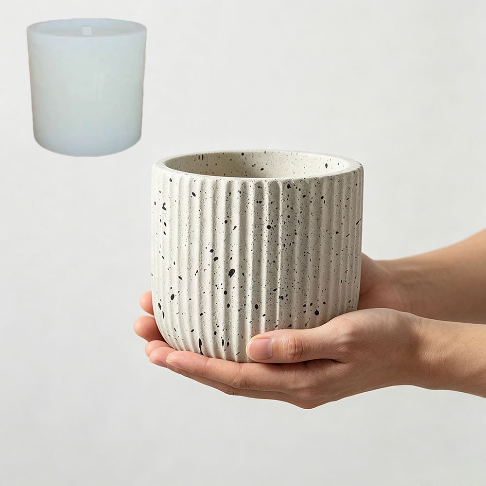 Minimalist Stripe Terrazzo Con - đánh giá và giá Terrazzo Pot Cement