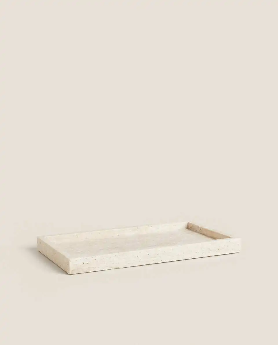 Wabi-Sabi Style Yellow Travert - đánh giá và giá Travertine Tray Oval