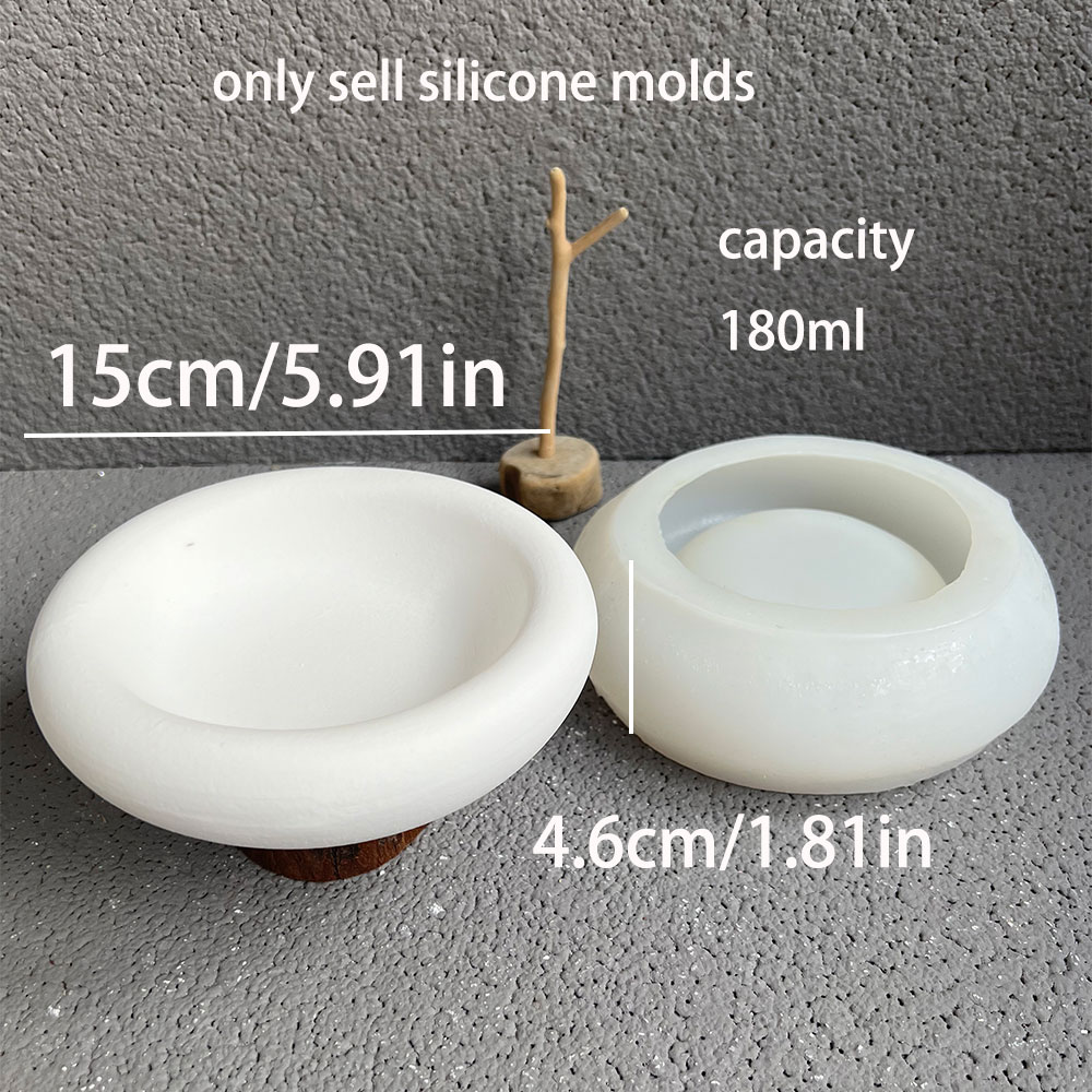 Round Cement Bowl Silicone Mol - đánh giá và giá Terrazzo Pot Cement