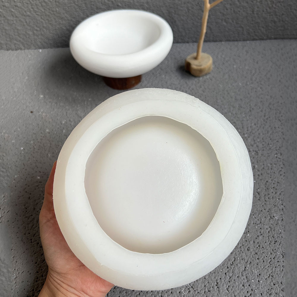 Round Cement Bowl Silicone Mol - đánh giá và giá Terrazzo Pot Cement