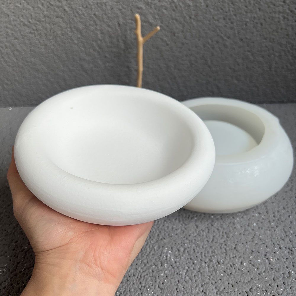 Round Cement Bowl Silicone Mol - đánh giá và giá Terrazzo Pot Cement