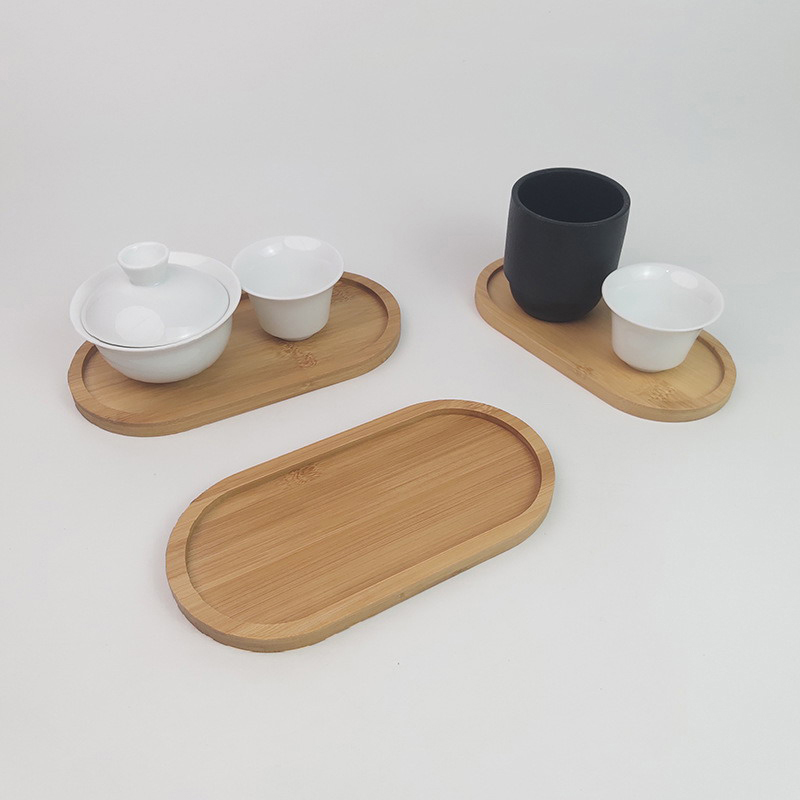 Tableware Solid Wood Food Tray - đánh giá và giá Travertine Tray Oval