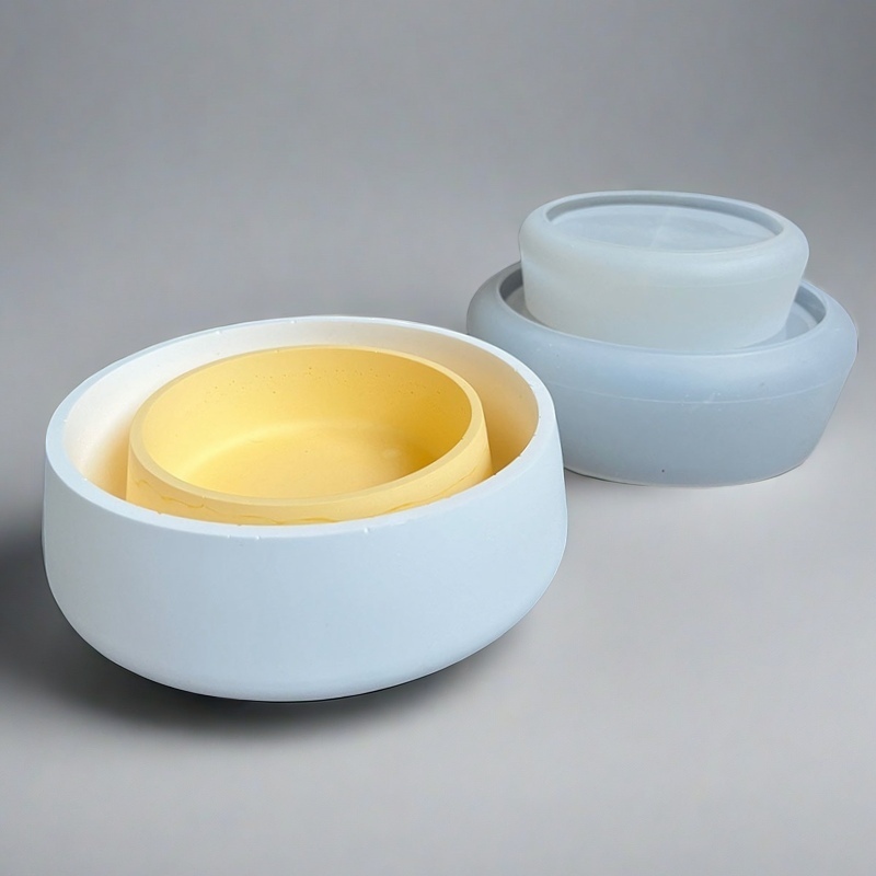 Large Bowl Flower Pot Silicone - đánh giá và giá Terrazzo Pot Cement