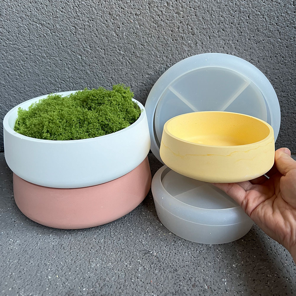 Large Bowl Flower Pot Silicone - đánh giá và giá Terrazzo Pot Cement