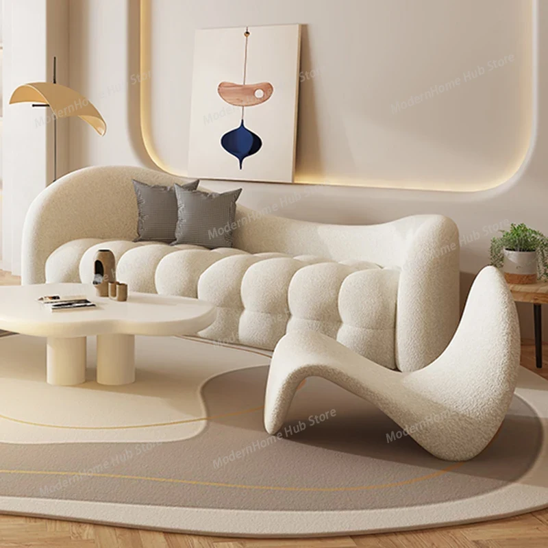 White Cream Living Room Sofas  - đánh giá và giá Interior Design White And Wood