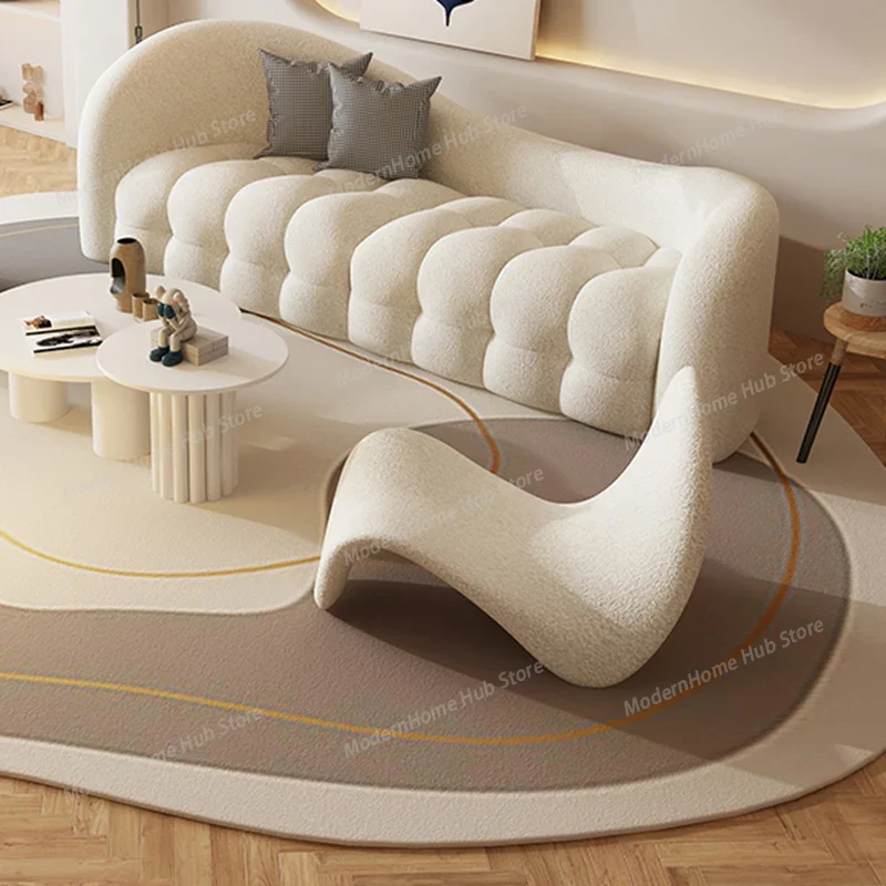 White Cream Living Room Sofas  - đánh giá và giá Interior Design White And Wood
