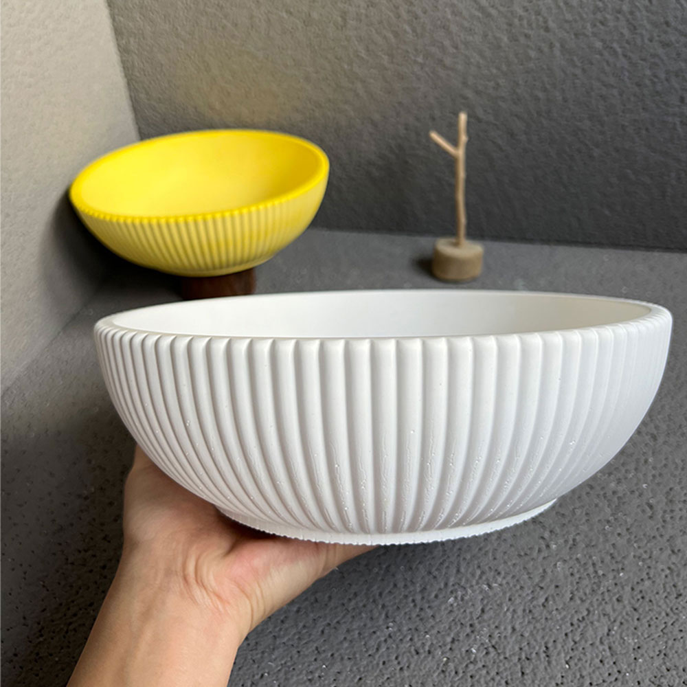 Large Bowl Candle Vessel Concr - đánh giá và giá Terrazzo Pot Cement