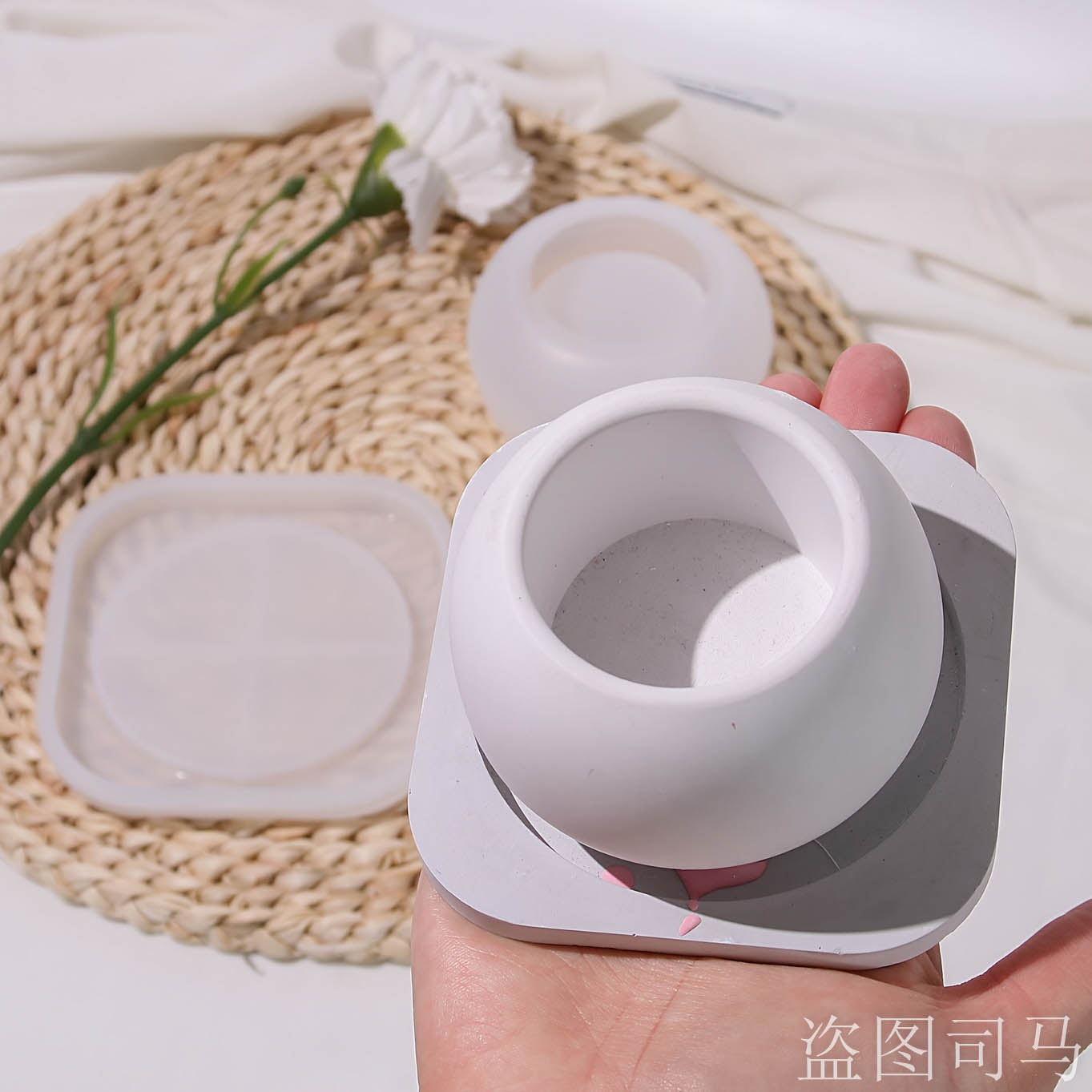 Concrete Flower Pot Mold with  - đánh giá và giá Terrazzo Pot Cement