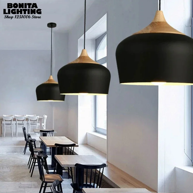 Nordic Aluminum Big Lampshade  - đánh giá và giá Interior Design White And Wood