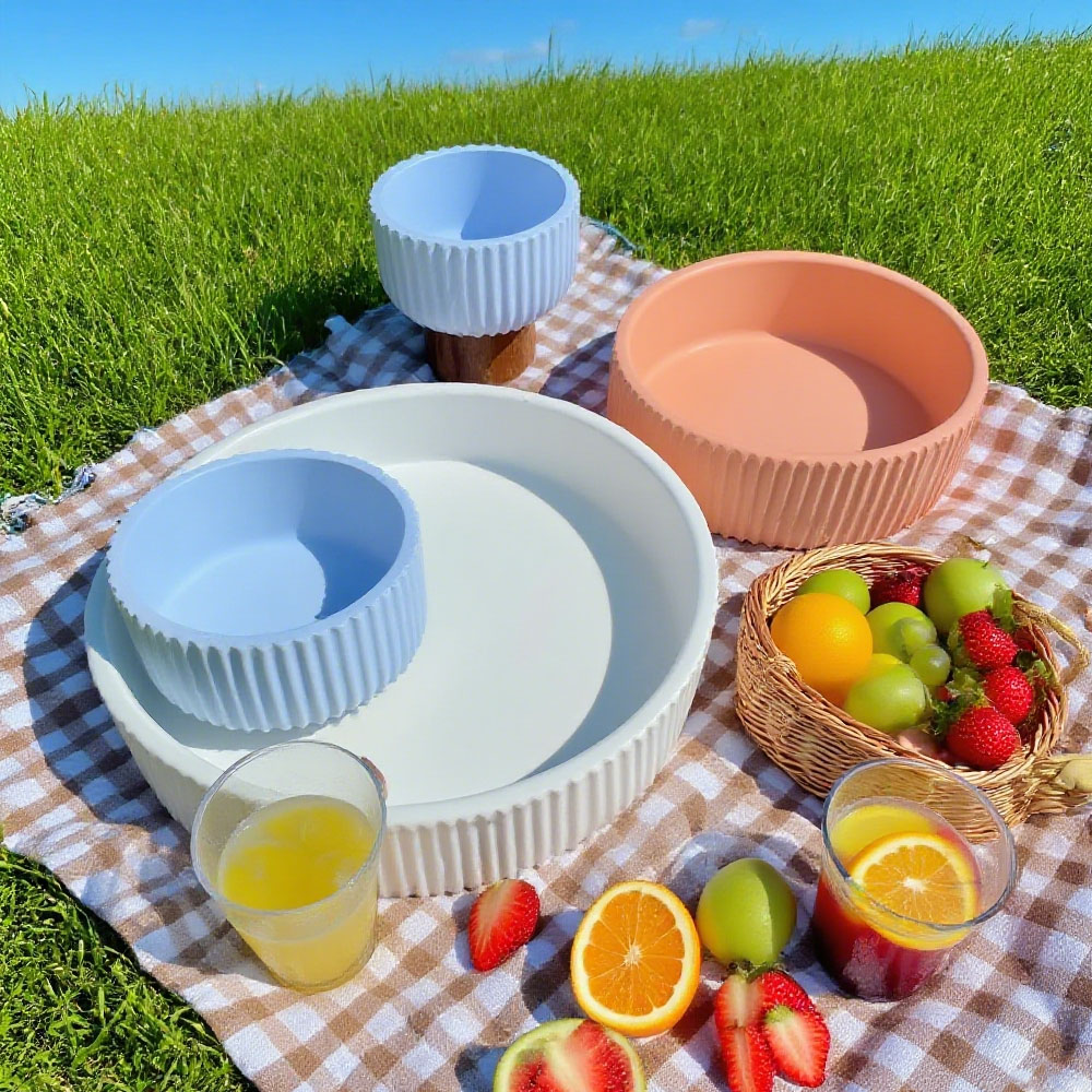 DIY Storage Bowl Gypsum Terraz - đánh giá và giá Terrazzo Pot Cement