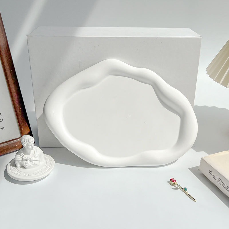 Decorative Prop with Irregular - đánh giá và giá Travertine Tray Oval