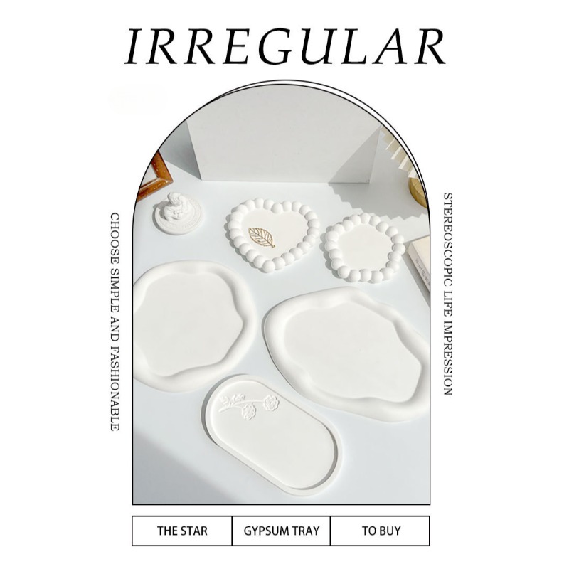 Decorative Prop with Irregular - đánh giá và giá Travertine Tray Oval