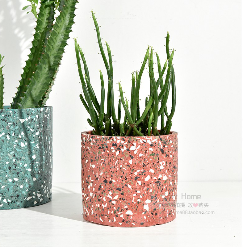 Large Flower Pot Silicone Mold - đánh giá và giá Terrazzo Pot Cement