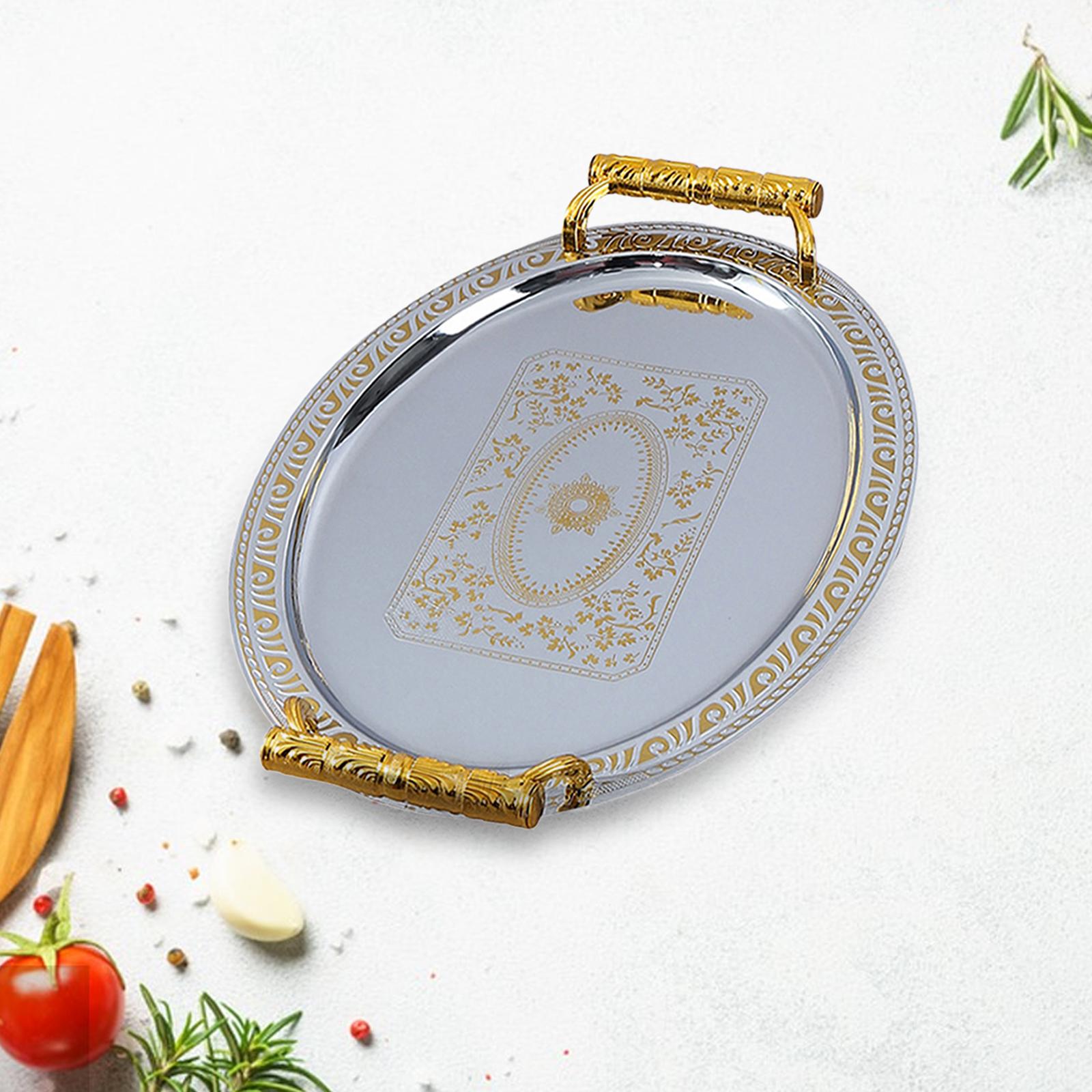Decorative Serving Tray Oval M - đánh giá và giá Travertine Tray Oval