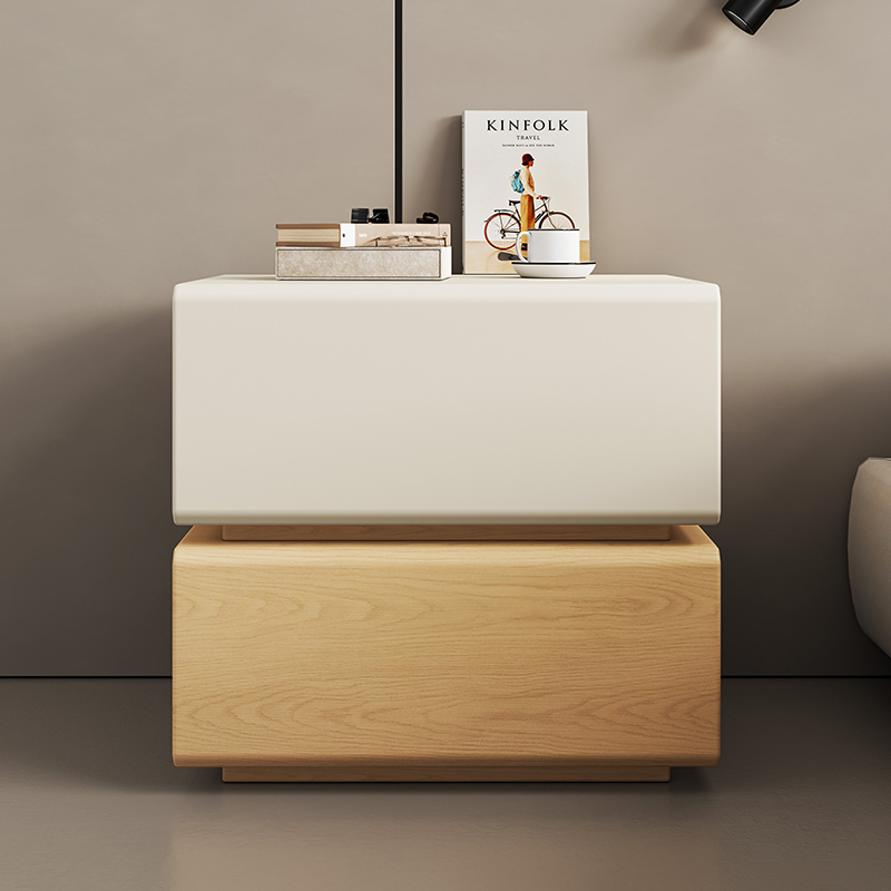 White Bedside Table Luxury Woo - đánh giá và giá Interior Design White And Wood