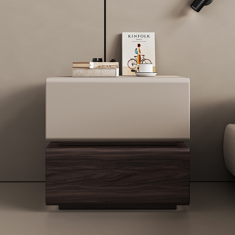 White Bedside Table Luxury Woo - đánh giá và giá Interior Design White And Wood
