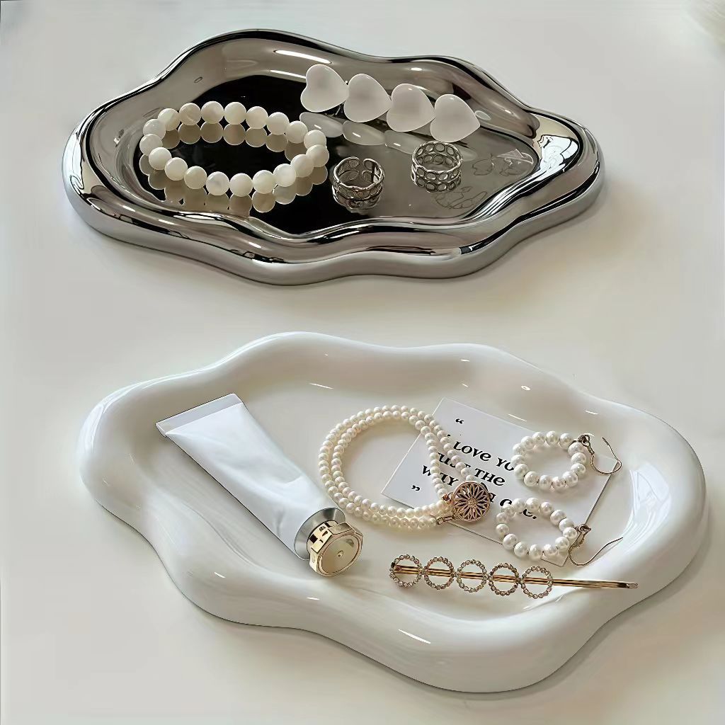 1pc Jewelry Dish for Women, Je - đánh giá và giá Travertine Tray Oval