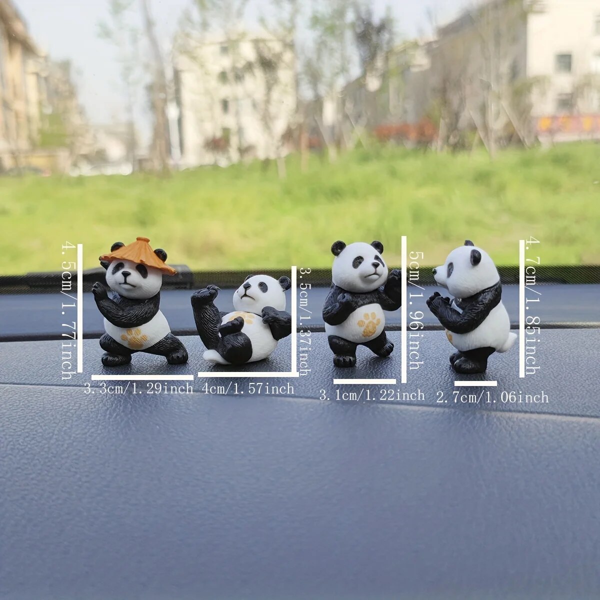 4pcs/set Panda Design Car Orna - đánh giá và giá Interior Design Co