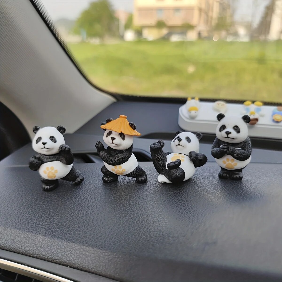 4pcs/set Panda Design Car Orna - đánh giá và giá Interior Design Co