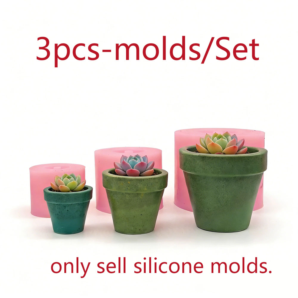 Mini Succulent Planter Silicon - đánh giá và giá Terrazzo Pot Cement
