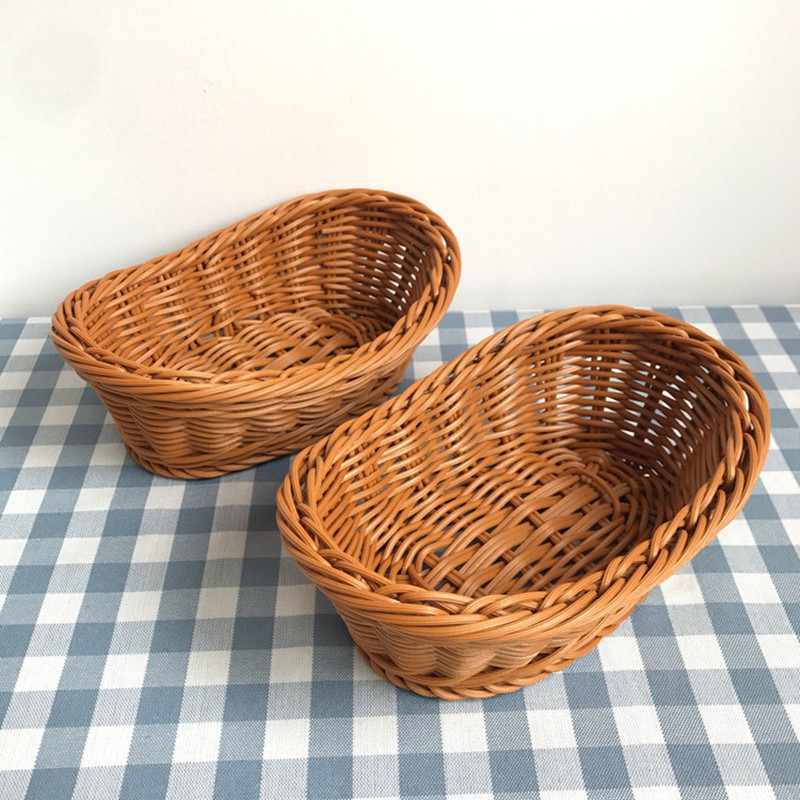 Oval Rattan Woven Storage Bask - đánh giá và giá Travertine Tray Oval