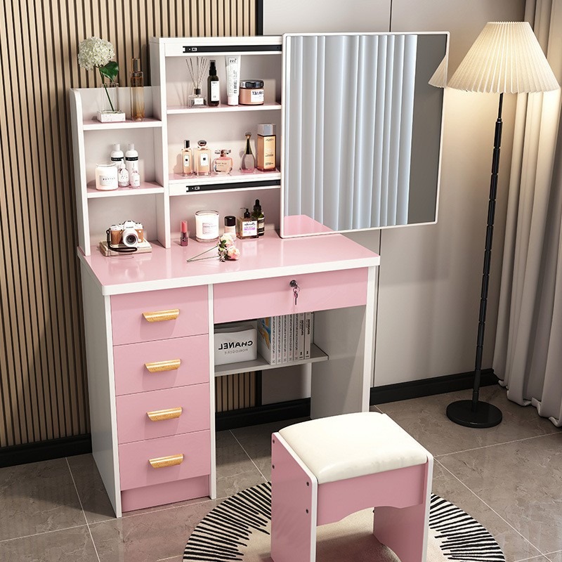 Modern Aesthetic Vanity Table  - đánh giá và giá Interior Design White And Wood