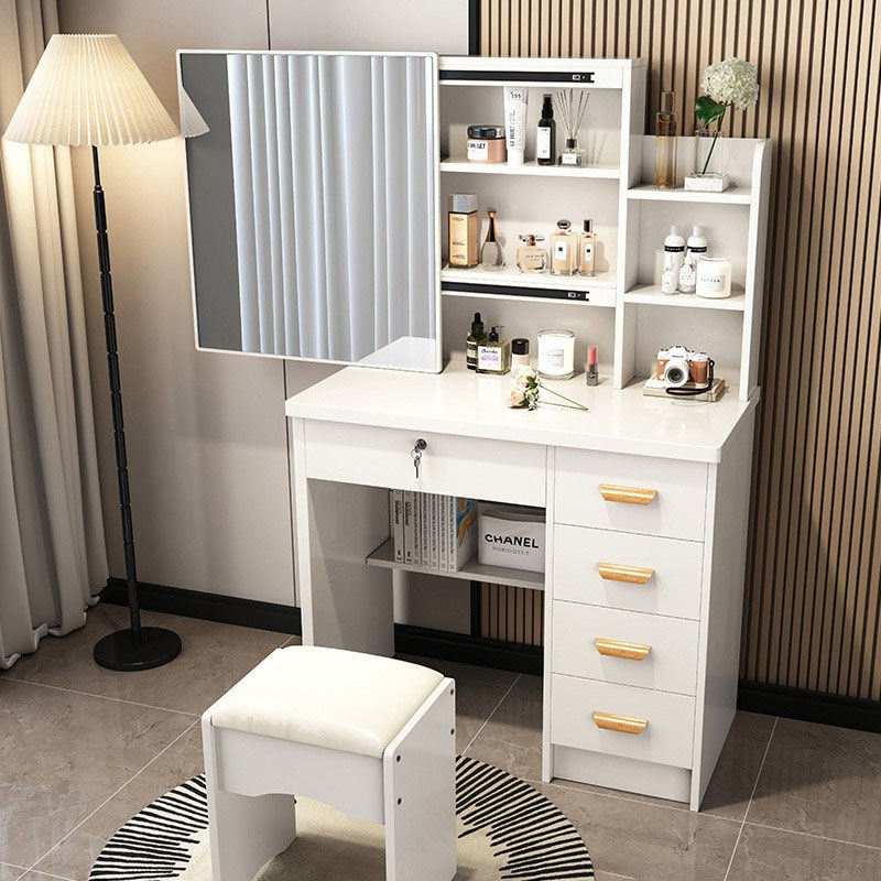 Modern Aesthetic Vanity Table  - đánh giá và giá Interior Design White And Wood