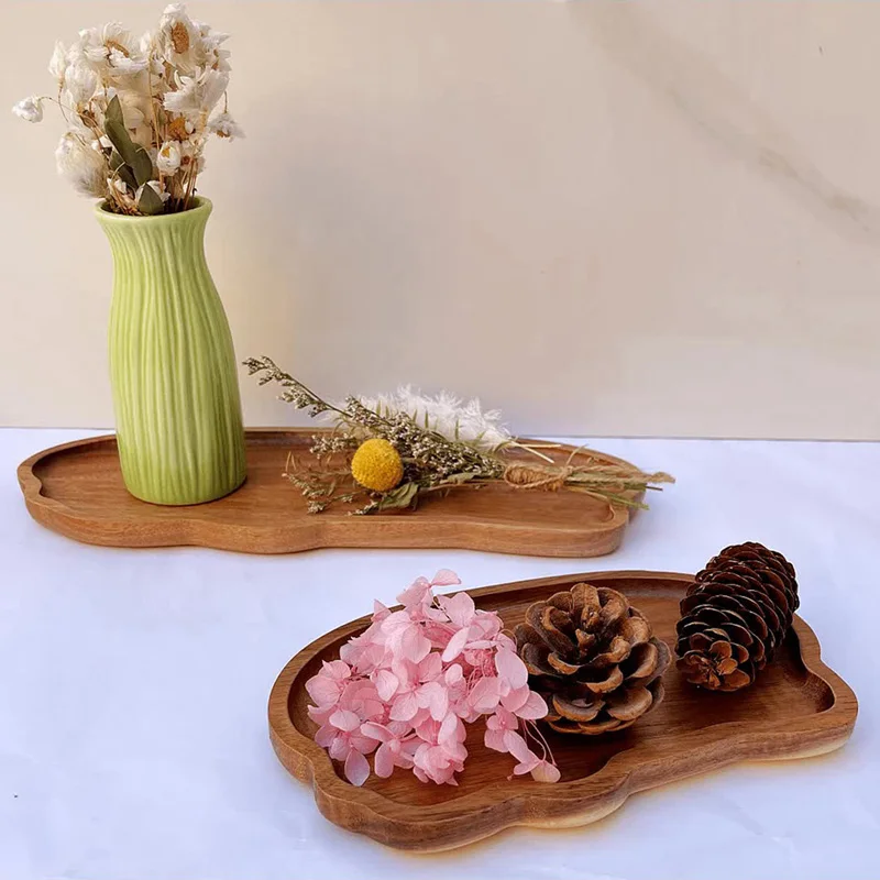 Japanese Style Wooden Tea Coff - đánh giá và giá Travertine Tray Oval